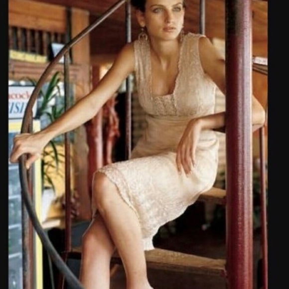 Anthropologie Dresses & Skirts - Anthropologie Odille Dress Peach Sojourn Lace Overlay Tulle Flapper Gatsby Party